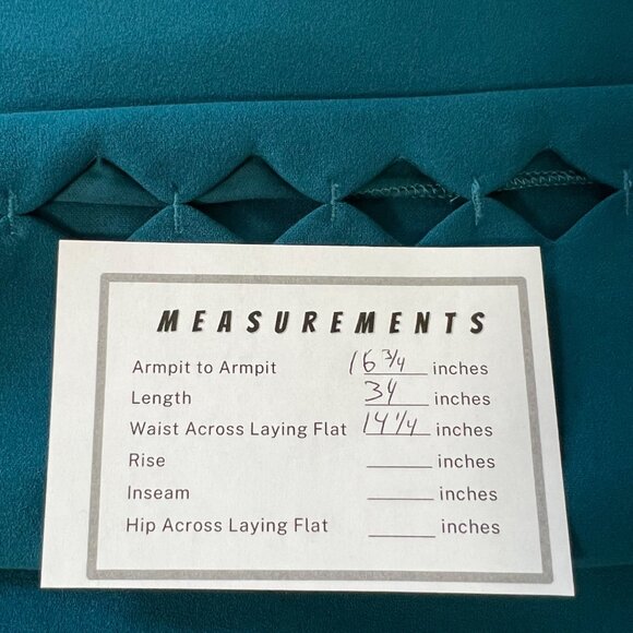 Adrianna Papell Womens Scalloped Neck Dress Teal Blue Cutout Long Sleeve size 6 - Picture 13 of 13